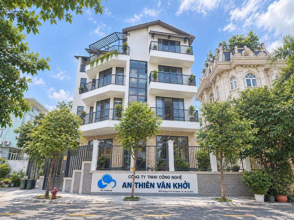 Hàng hiếm compound trần não biệt thự góc 2mt, 4 tầng + hầm | view landmark, sát sông sg