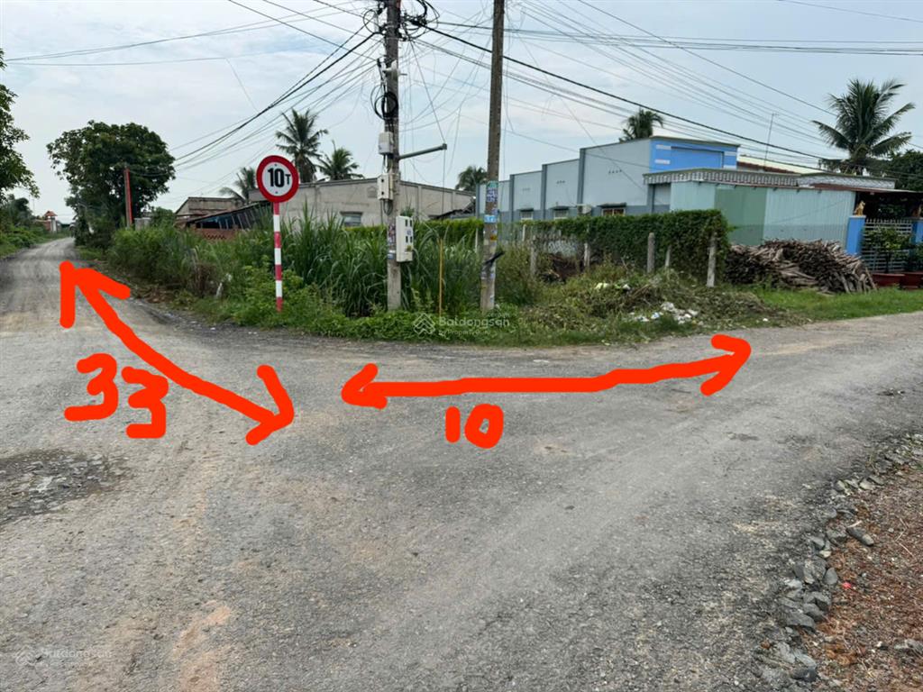 Chính chủ cần bán đất 2 mặt tiền 445m² nở hậu bến cầu, tây ninh