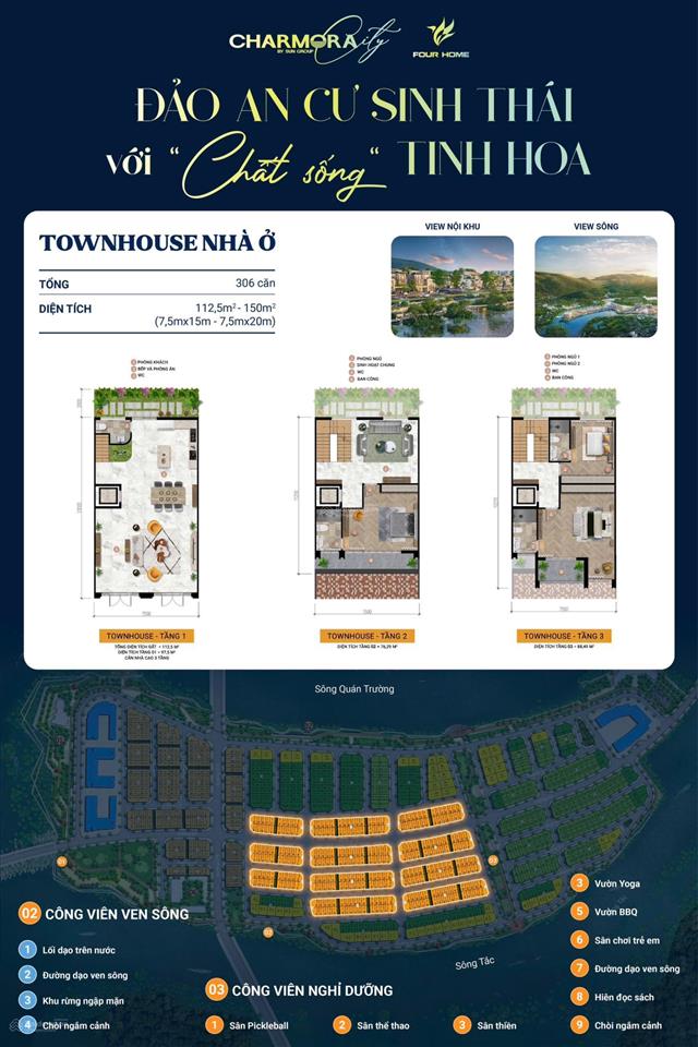 Chủ cần tiền bán rẻ hơn hợp đồng 700 triệu nhà liền kề charmora city (sun nha trang)