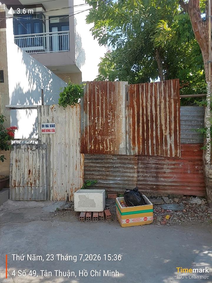 Đất mặt tiền ngang 5m cực hiếm ngay lâm văn bền, quận 7