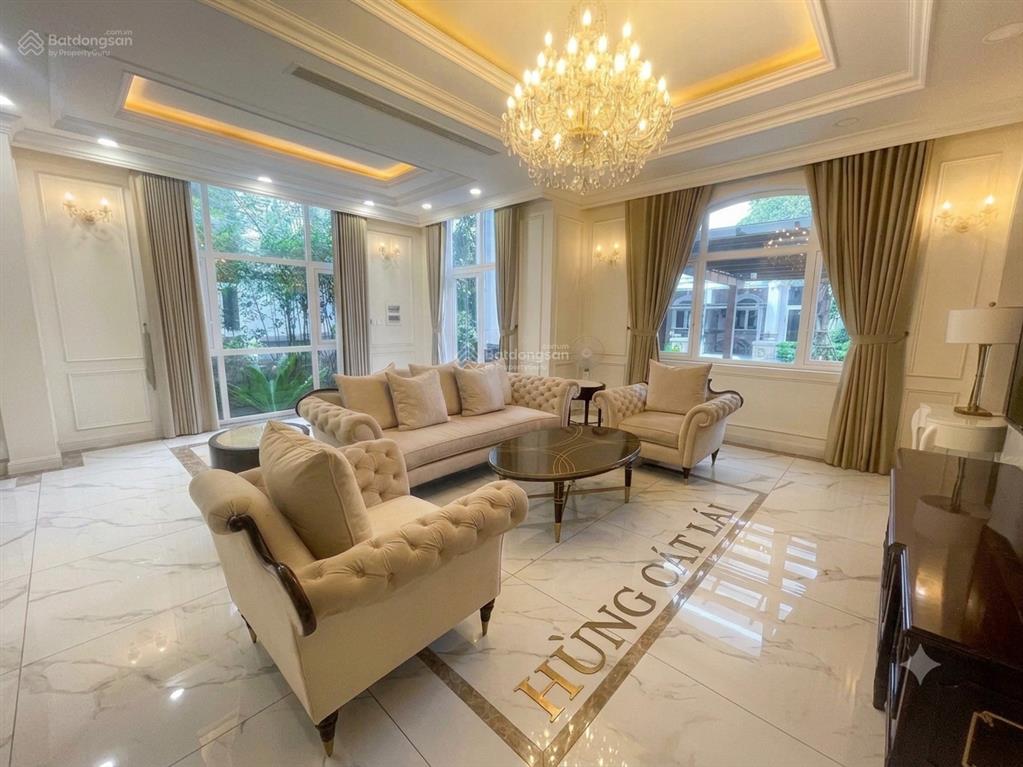 Bán biệt thự song lập sol villas cát lái nội thất xa xỉ dt 220m2 1 trệt 2 lầu áp mái 35 tỷ