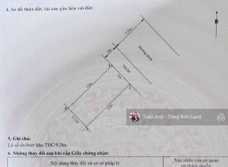 Bán lô đất 61m2 tuyến 2 bv tđc 9,2ha thành tô, hải an
