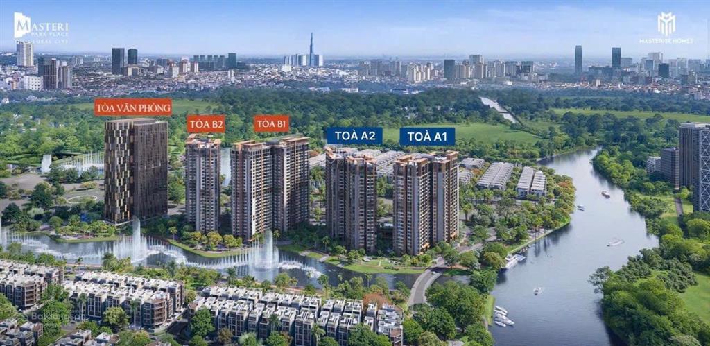 Bán căn hộ masteri park place từ 1pn đến 4pn giá gốc mua trực tiếp cđt, ck 12%. 0975 467 ***