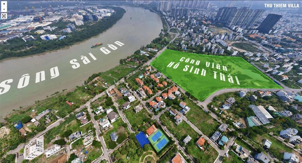 Bán khuôn biệt thự song lập 10x24m thủ thiêm villa qhxd 1 hầm 4 tầng giá 34.8 tỷ