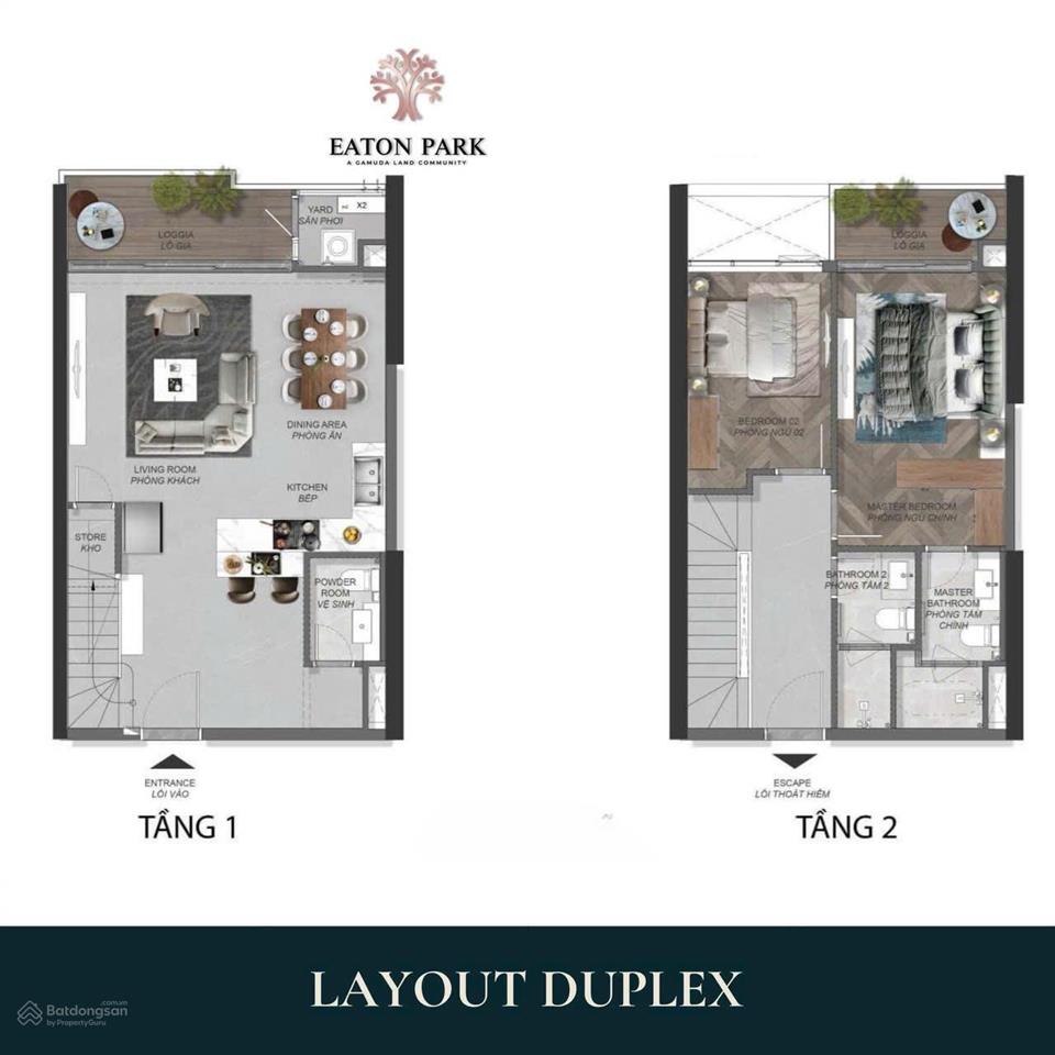 Cơ hội tốt sở hữu siêu phẩm duplex cực giới hạn giãn 5 năm của eaton park