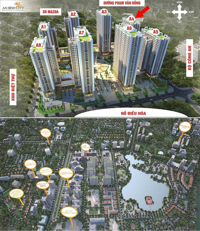 Hàng hiếm! bán căn hộ 112m2 chung cư an bình city phạm văn đồng