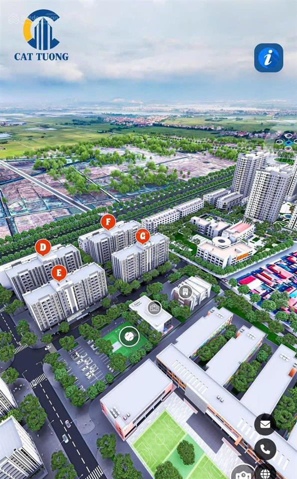 Cát tường smart city, bán căn hộ 70m2, 15 triệu/m2, đẹp, nhiều tiện ích