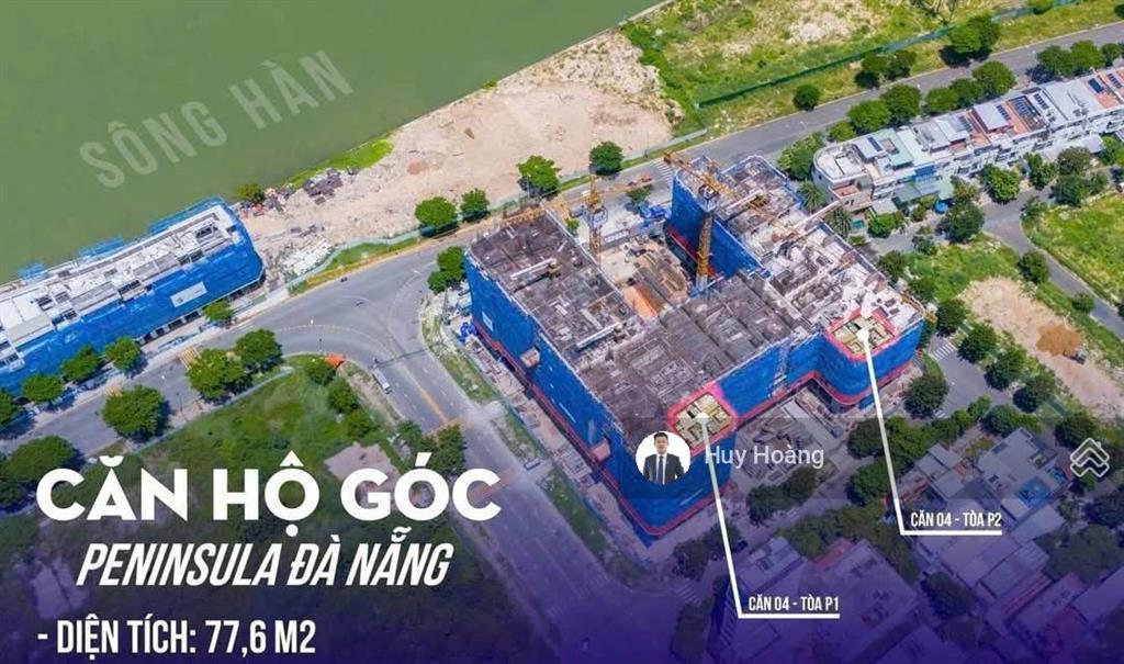 Căn góc 2pn giá tốt tại dự án peninsula đà nẵng ưu đãi khủng lên tới 1,6 tỷ vnđ!