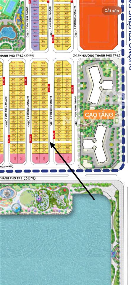 Cc bán căn tn211 xẻ khe dt 85m2 khu tinh hoa view hồ, vườn hoa hướng đb giá 22tỷ, 0968 870 ***