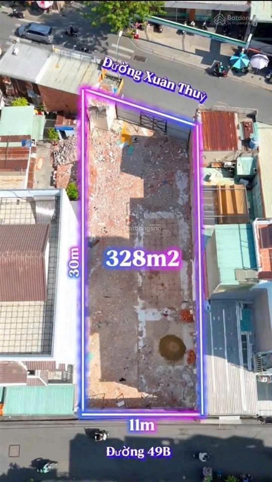 Hạ 30 tỷ bán gấp lô đất 330m mt xuân thủy, thảo điền quận 2 (11x30). xây cao hầm, 7tầng. đầu chợ tđ