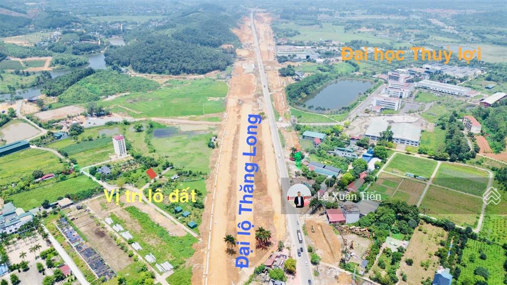 Lô đất 79,4m2 mt 6m, ô tô tránh, nhìn ra metro số 5 đại lộ thăng long, xây trọ ngay, chỉ 42tr/m2
