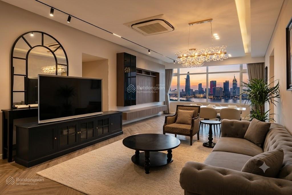 Bán căn góc 3pn đẹp tòa sapphire 1 saigon pearl | view sông sài gòn & trung tâm q1