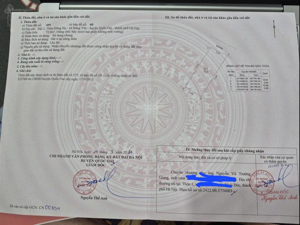 Phú cát hòa lạc chỉ 2 tỷ full thổ cư thông ô tô vị trí đẹp tiện ích bạt ngàn