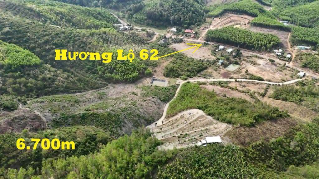 bán 6.700m2 gần Hương Lộ 62 xã Khánh Phú, Khánh Vĩnh giá chỉ 470tr