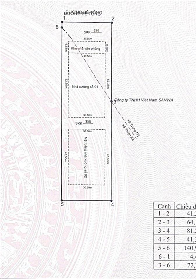 Chuyển nhượng lô đất nhà xưởng trong khu cn bá thiện 2 diện tích 6000m2