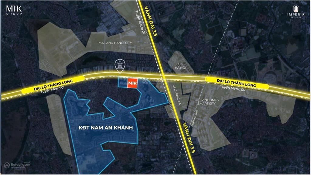 3pn 85m2 imperia sky park an khánh chỉ 6,3 tỷ/căn 74tr/m2 view ngoại khu thoáng đẹp, bàn giao thô