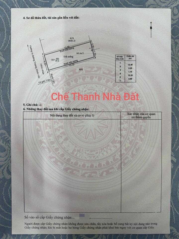Đất nền quận 8, trương đương đình hội, 4m x 12,5m, sổ riêng, xdtd, giá 4tỷ chính chủ| 0903 983 ***