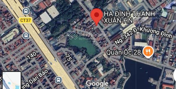 Bán mảnh đất mp khương đình thanh xuân. dt 350m2 x mt 12m. giá 440tr/m2