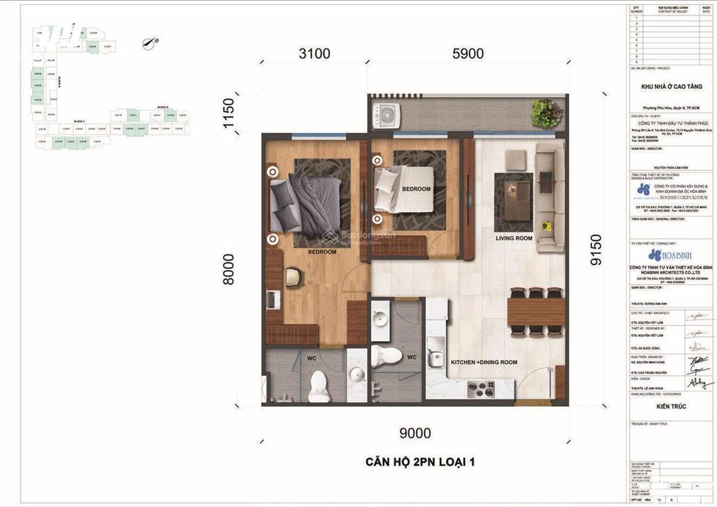 Căn hộ block b 76m2 full nội thất 5,5 tỷ