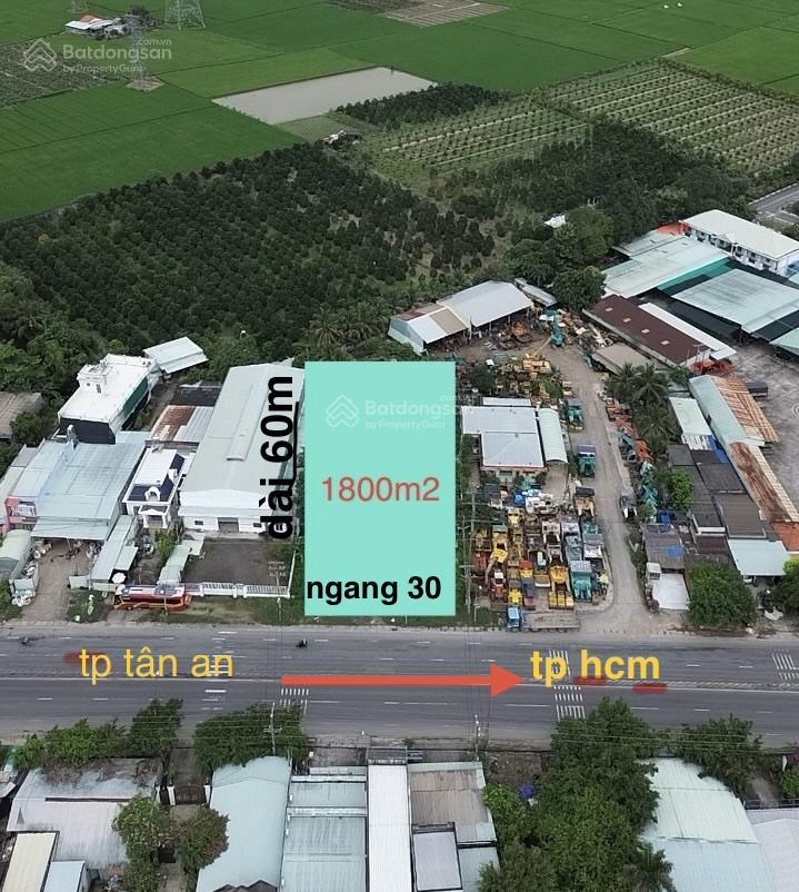 Bán đất thổ cư, mặt tiền quốc lộ 1a (ngay cầu voi 2)1.800 m2 giá 18 tỷ