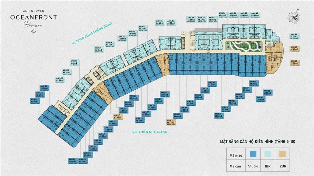 Bán căn hộ, 45 m², Vĩnh Hòa