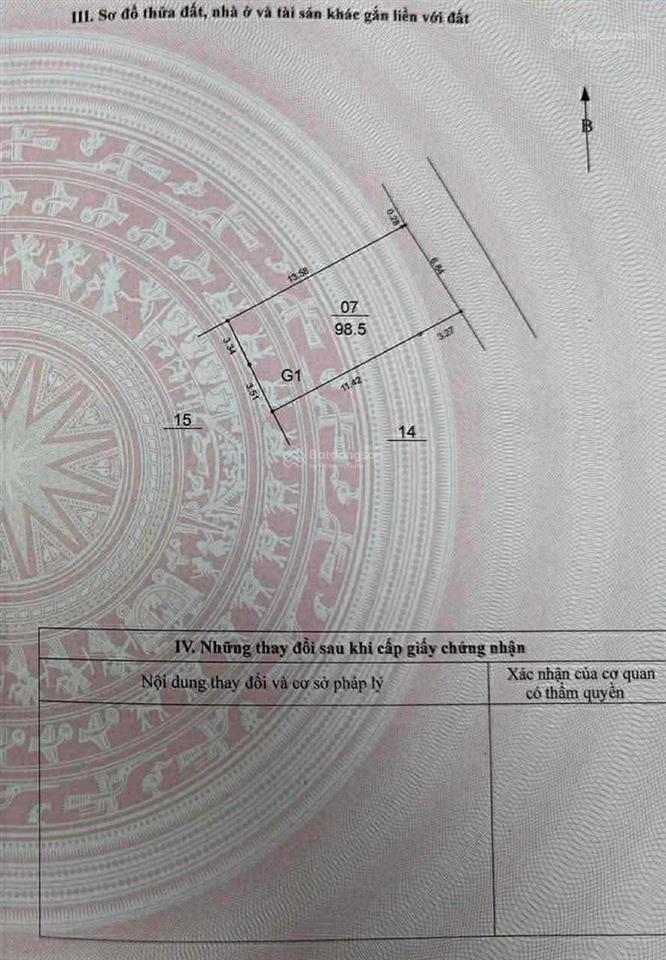 Bán đất chính chủ mặt hồ ô tô thông ở giáp bát