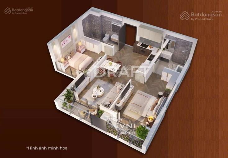 Cắt 300tr giá gốc 2pn 62m2 giá 3,7 tỷ thanh toán nhỉnh 1,6 tỷ phân khu cao cấp paris