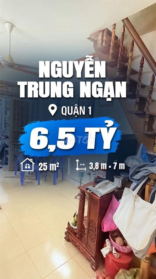 Nguyễn Trung Ngạn, Quận 1 Giá chào 6,5 tỷ.