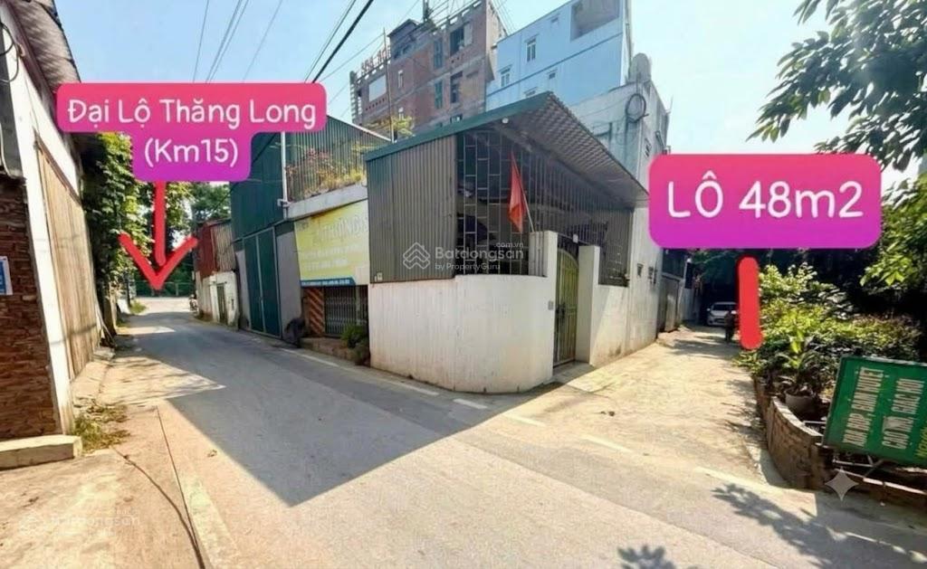 Chính chủ gần bán nhanh lô đất sát đại lộ thăng long, oto đỗ tránh thải mái, dt 48m2 giá bán 2 tỷ 5