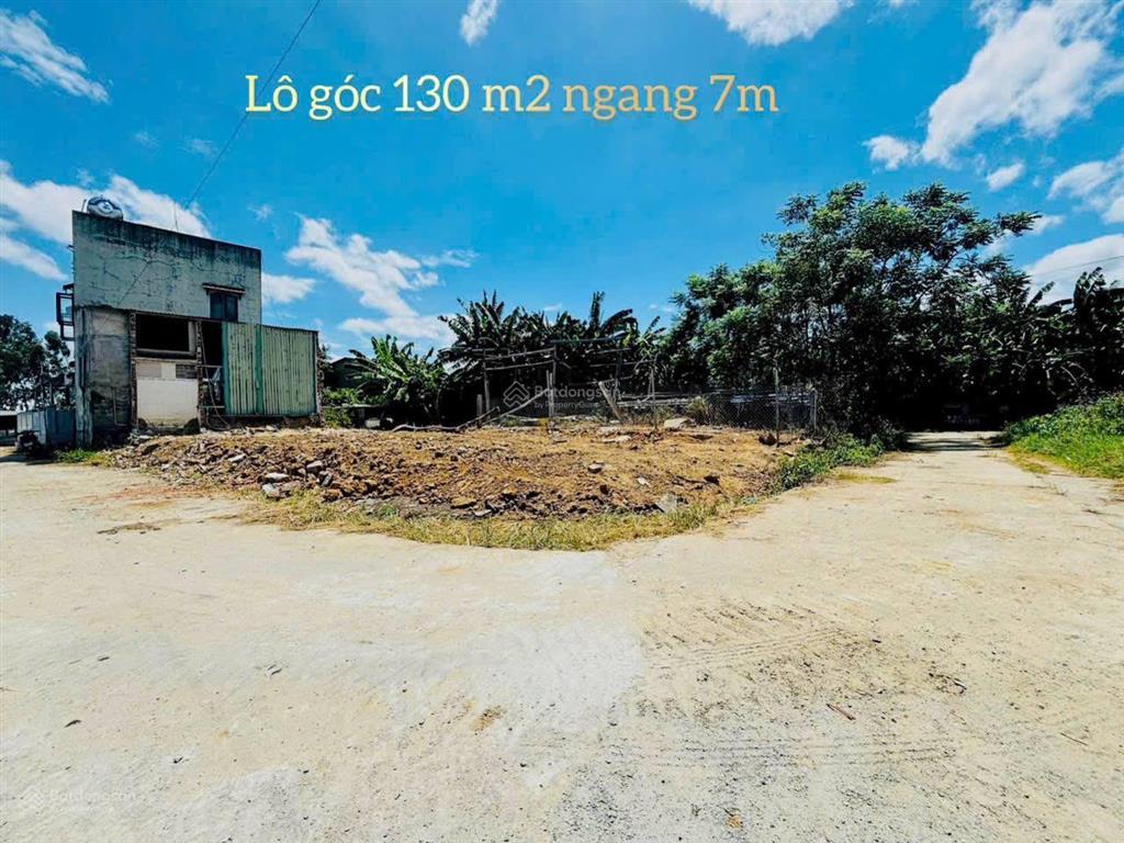 Lô góc ngang 7m đại hiệp 130m2 đất ở đường thông dân cư đông đúc