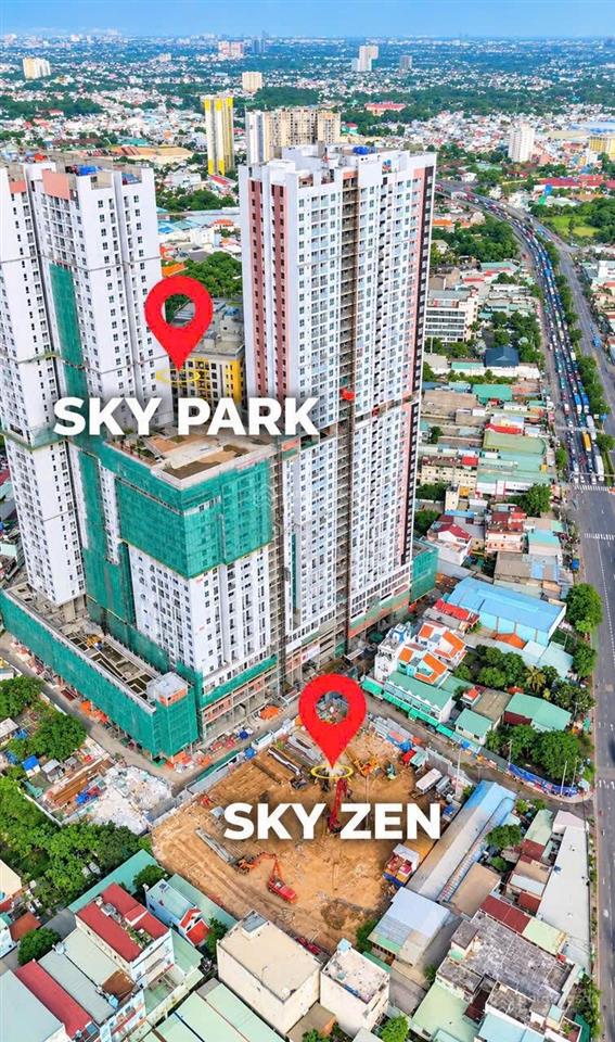 Vốn 350tr sở hữu căn hộ skyzen giá 2,1 tỷ trục phạm văn đồng bàn giao full nội thất