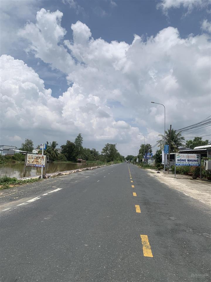 Bán thổ cư mặt tiền sông ô môn đường tôn đức thắng (đoạn viện lúa) thích hợp làm nhà máy, xưởng sx