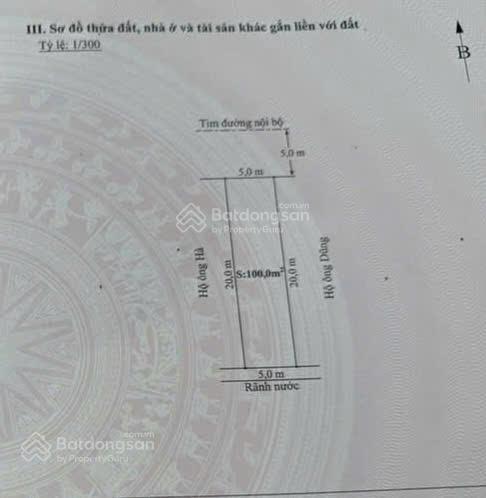 Bán đất khu phân lô cái tắt, gần nút giao thông cơ điện 100m2 mt 5m giá mềm 3,5 tỷ