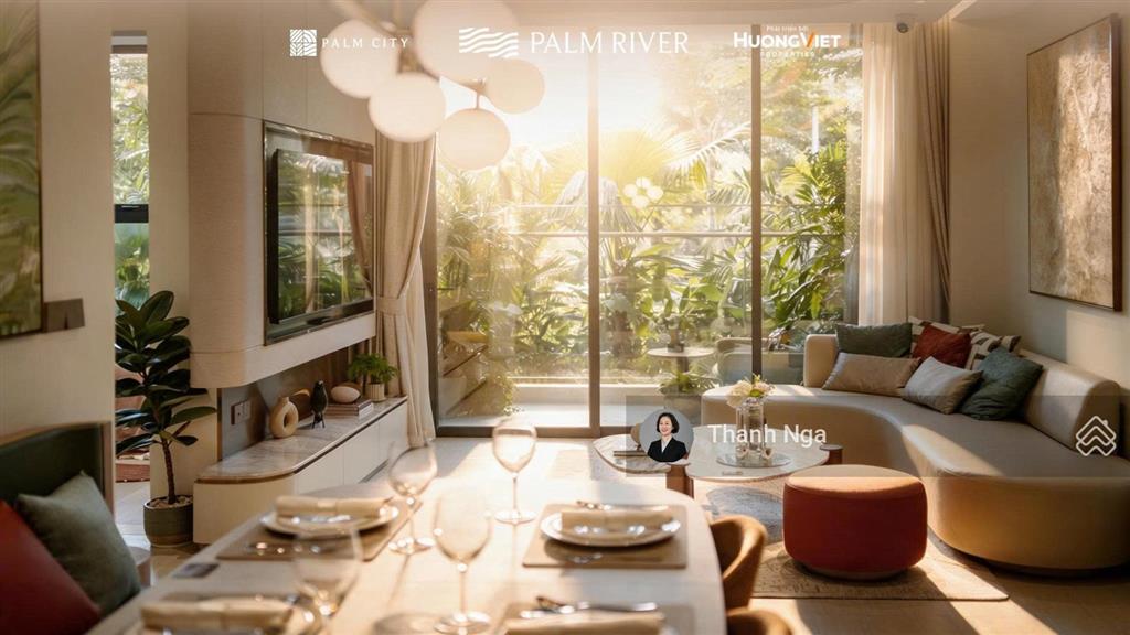 Căn hộ nghỉ dưỡng cao cấp 2pn palm river, thanh toán chỉ từ 1.1 tỷ đến nhận nhà