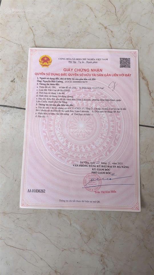 Cần tiền bán nhanh căn hộ ori toà ct1 3pn view biển, view hồ bàu tràm giá tốt thị trường
