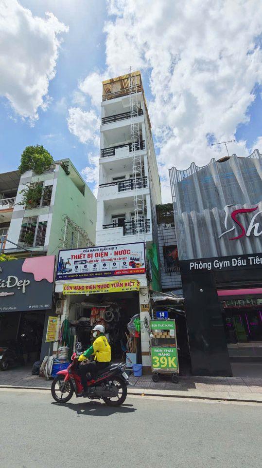 Mặt Tiền Nguyễn Văn Đậu Phú Nhuận 6 Tầng: Dòng Tiền 54Tr/Tháng Đến 2032 – Giá 22,6 Tỷ