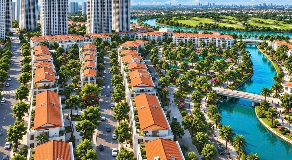 Bán căn biệt thự song lập view đẹp khu đô thị vinhomes king park
