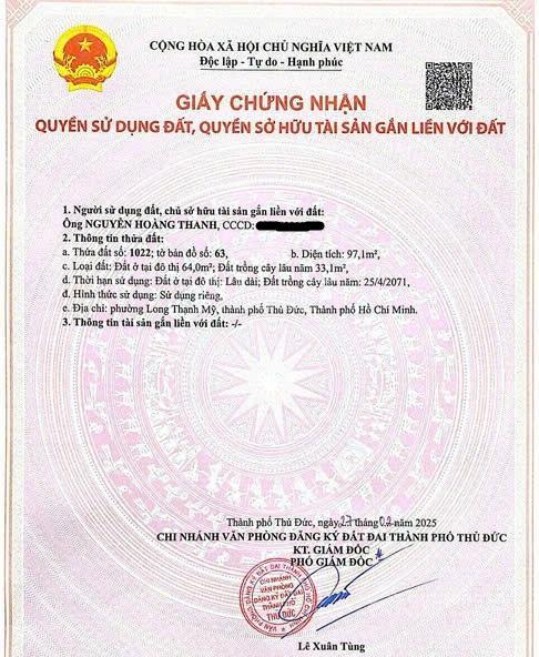 Đất mặt tiền chính chủ, nguyễn xiển