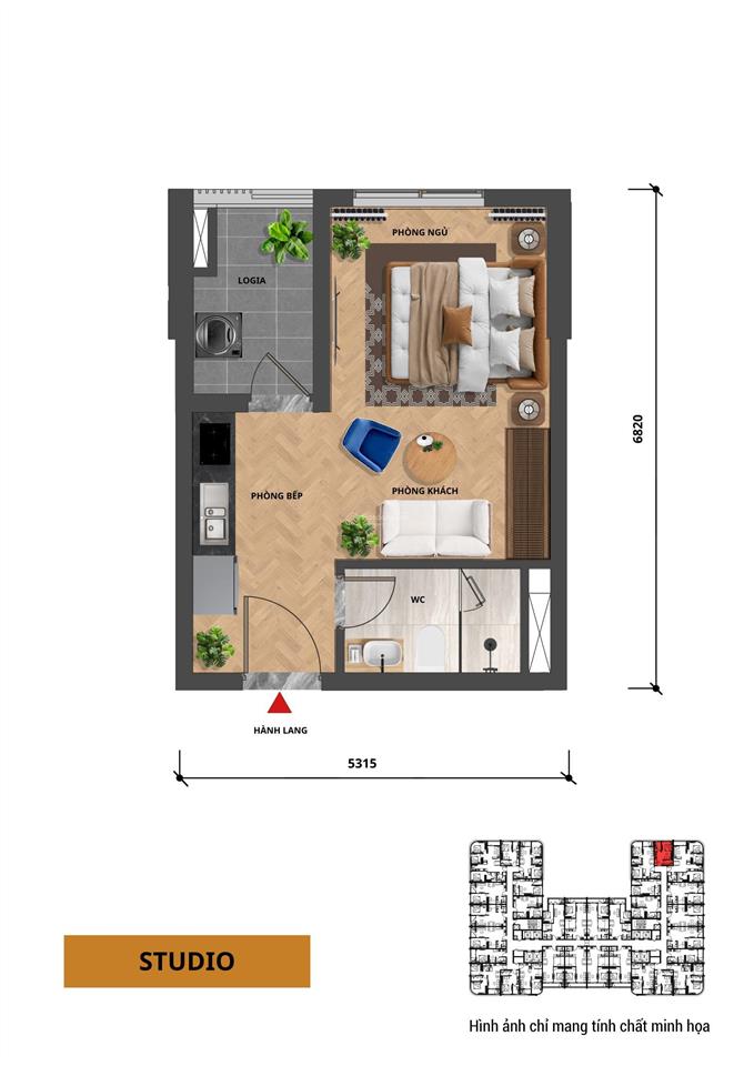Chỉ 2,009 tỷ sở hữu căn studio sân vườn, view biển đà nẵng