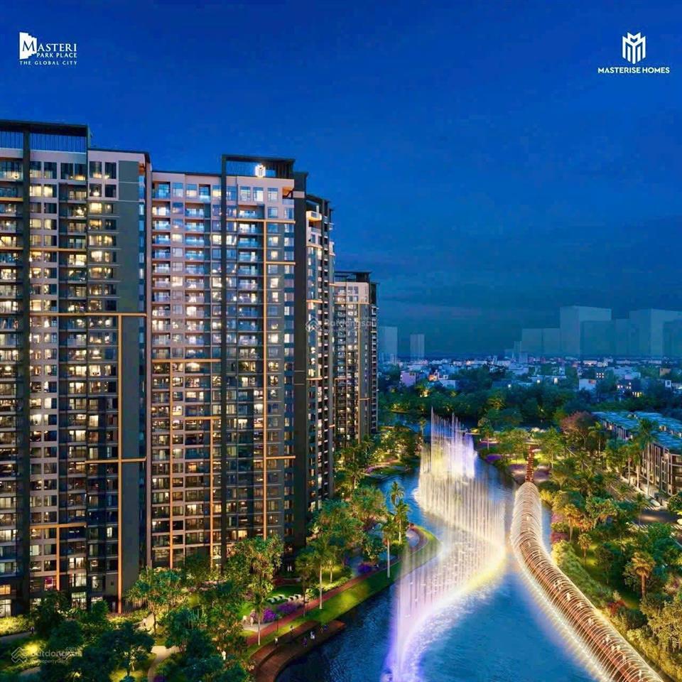 2pn view hồ bơi, công viên masteri cosmo central 73,7m2, giá tts 8,655 tỷ