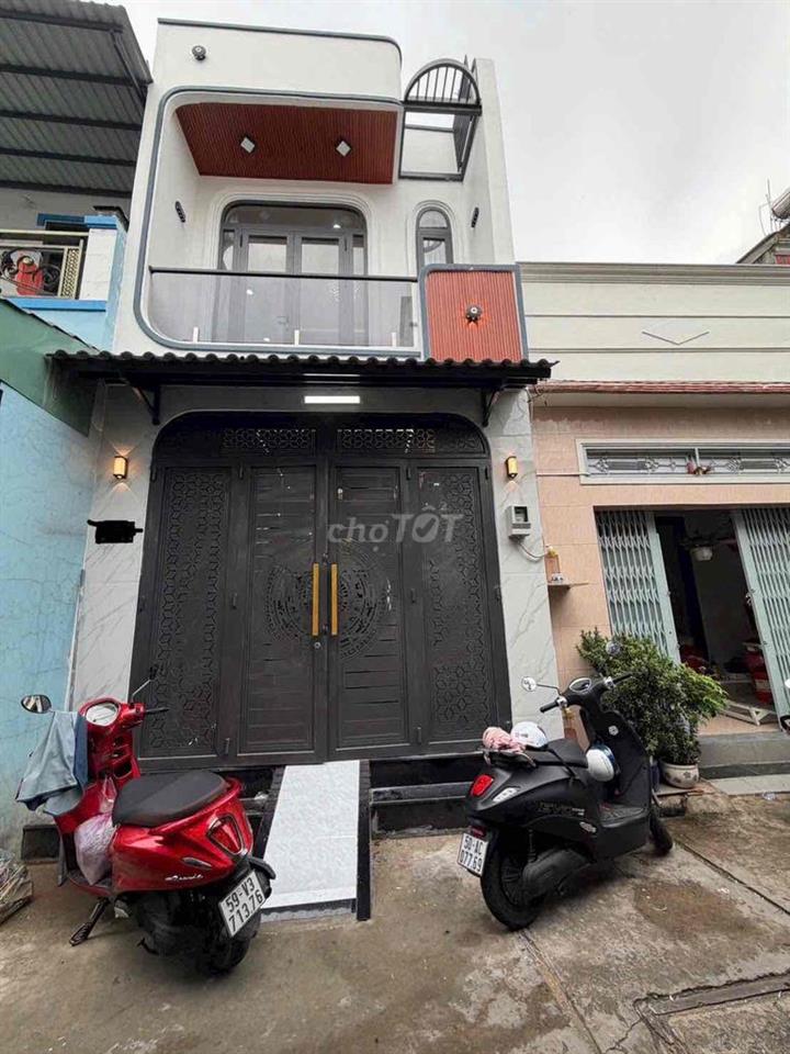XÂY MỚI 100% - 4x11 - HẺM 5M - THÔNG LÊ VĂN QUỚI - KO QUY HOẠCH - SỔ V