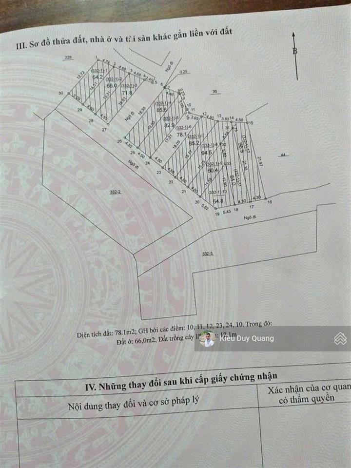 Cần tiền cắt lỗ sâu lô 78.1m2 tại hòa lạc, giá chỉ còn 2,2 tỷ. gần công nghệ cao