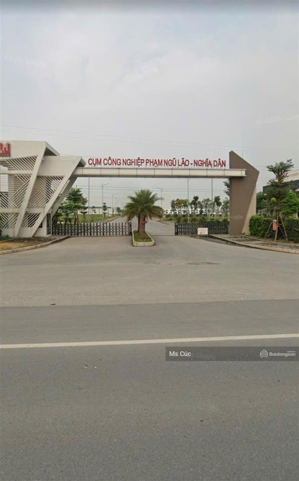 Trực tiếp cđt bán đất xây nhà máy tại ccn phạm ngũ lão nghĩa dân