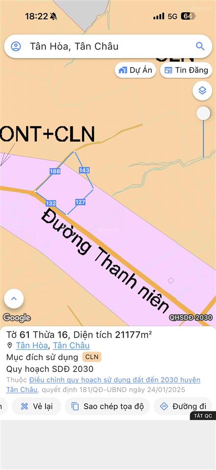 Bán đất tại tân hòa, 74 tỷ, 80536m2