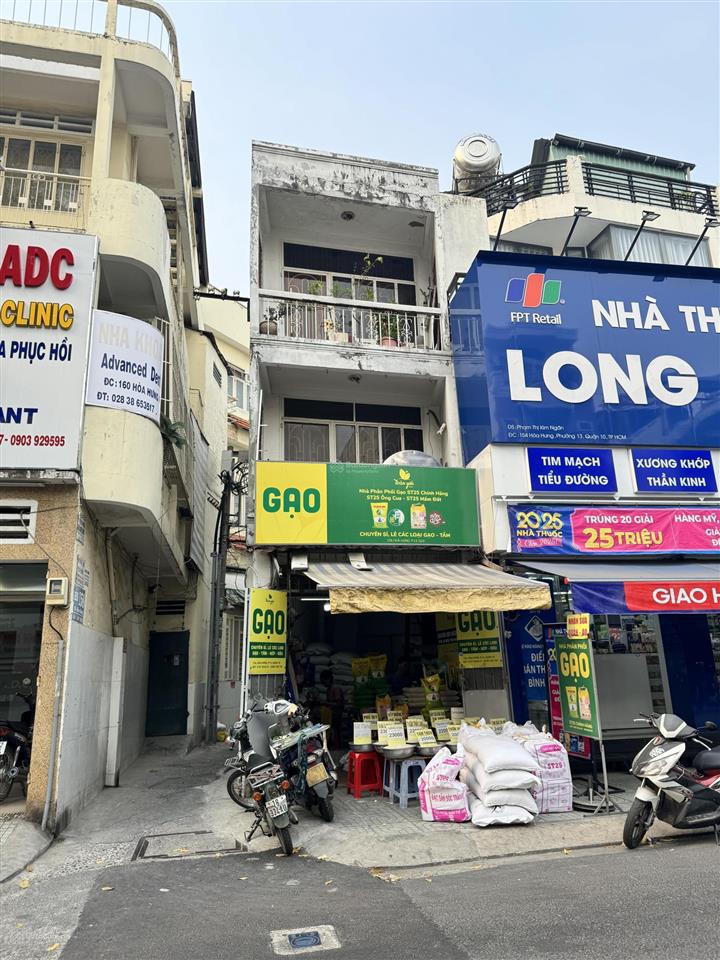 Bán nhà hẻm ba gác 1 trệt 1 lầu, dtsd 62m2, đường hòa hưng trung tâm quận 10