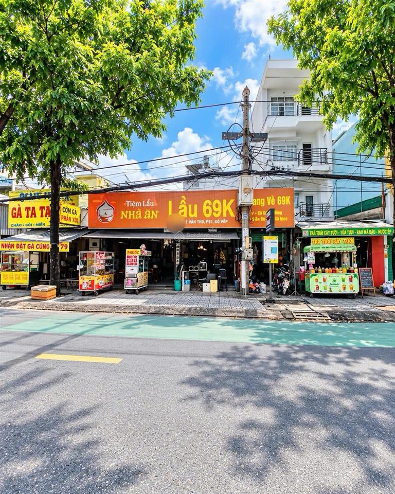 Mặt tiền lê văn thọ gần 300m² ngang 10m hiếm xây tòa building, khách sạn văn phòng công ty