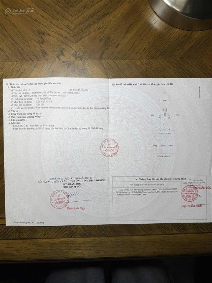 Bán đất tại d1, thuận giao, thành phố thuận an, 5,6 tỷ, 100m2, chính chủ chỉ với