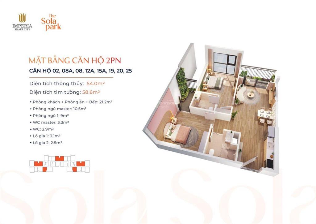 Bán căn 2pn 2vs giá lỗ sâu so với giá mua lúc đầu. tòa mới, giá chỉ 3.2 tỷ 0901 383 ***
