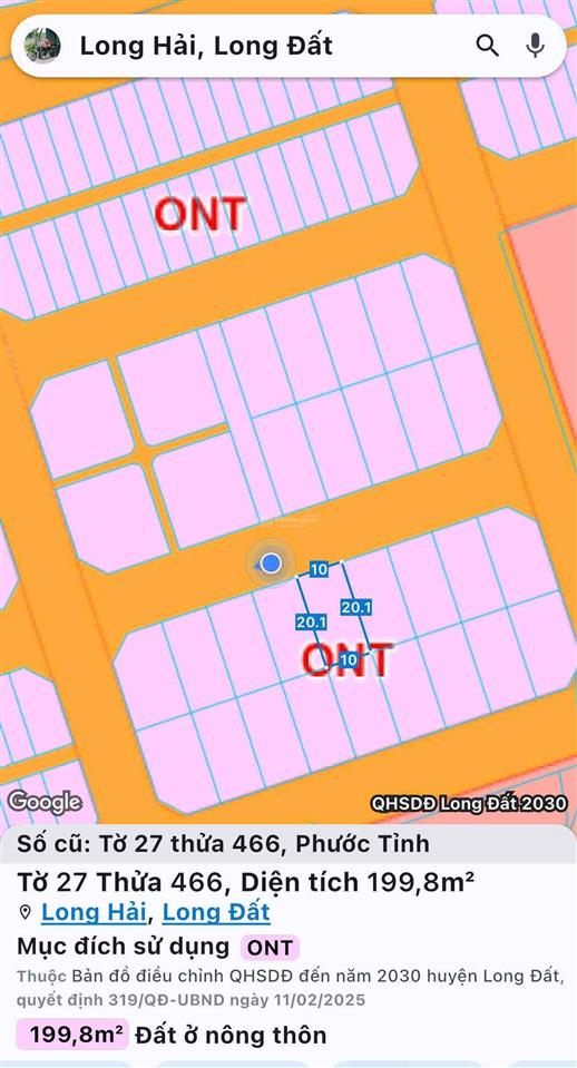 Đất biển nghỉ dưỡng xã long hải tp hồ chí minh