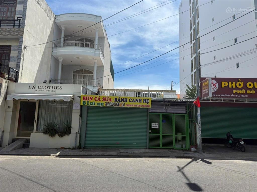 Bán đất tặng nhà mặt tiền củ chi, phường vĩnh hải, bắc nha trang 207,6 m ngang 7 m cách biển 500 m